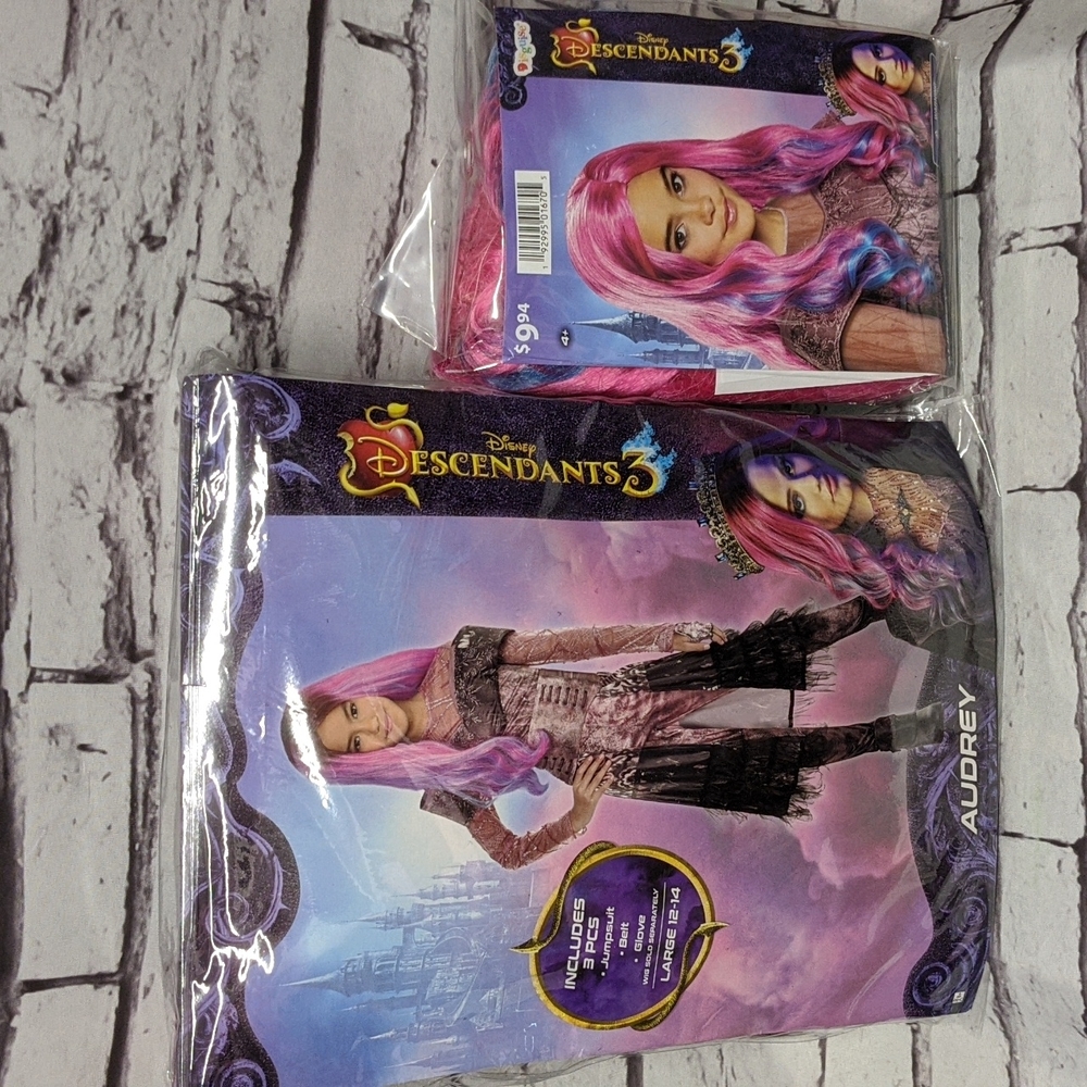 Queen of mean, descendants 3, (Audrey) kids costume set